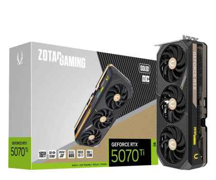 Karta graficzna NVIDIA Zotac GeForce RTX 5070 Ti Solid OC 16GB GDDR7 DLSS5